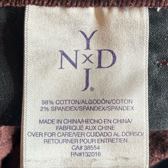 Not Your Daughter’s Jeans Purple Velvet Legging Pants size 14 - Picture 6 of 7